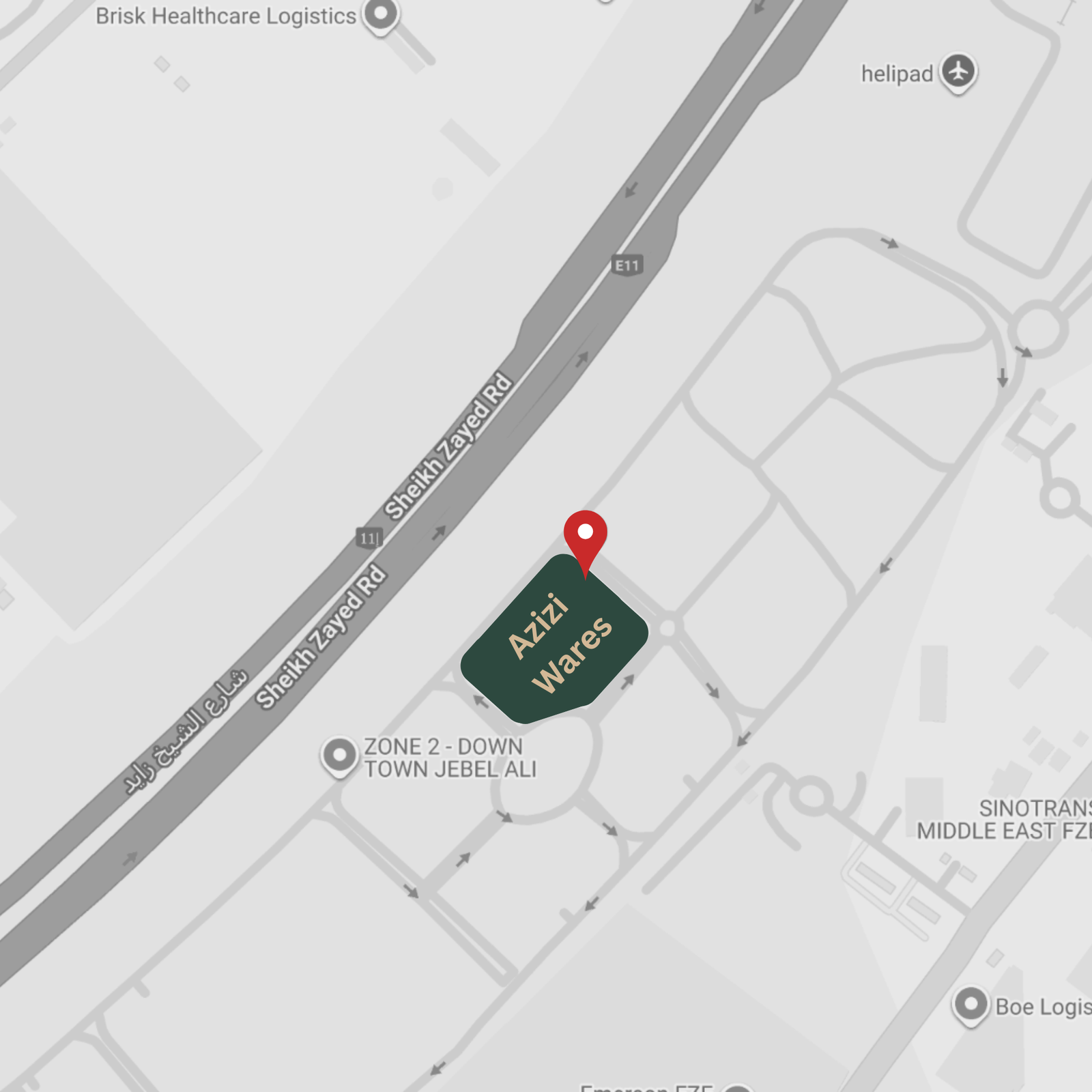 Downtown Jebel Ali connectivity
